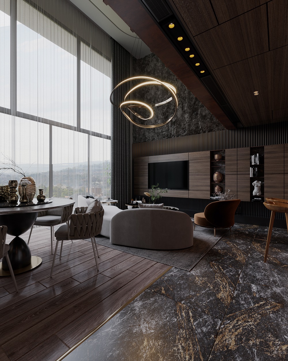 Thiết kế Duplex theo lối kiến trúc thông tầng