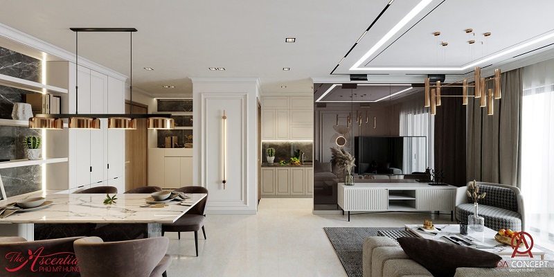 QAconcept - Đơn vị thi công, thiết kế nội thất đẹp - uy tín