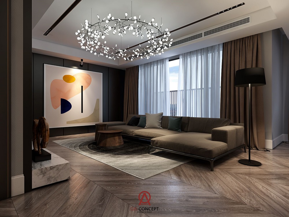 Sử dụng ghế sofa phù hợp cũng giúp tăng sự cuốn hút cho căn phòng